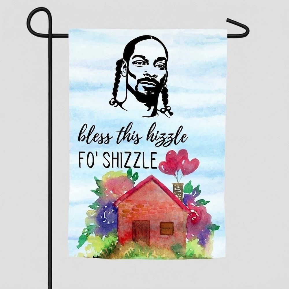90s Humor Hip Hop Hanging Bless This Hizzle Snoop Dogg Uban Iconic Home Decor